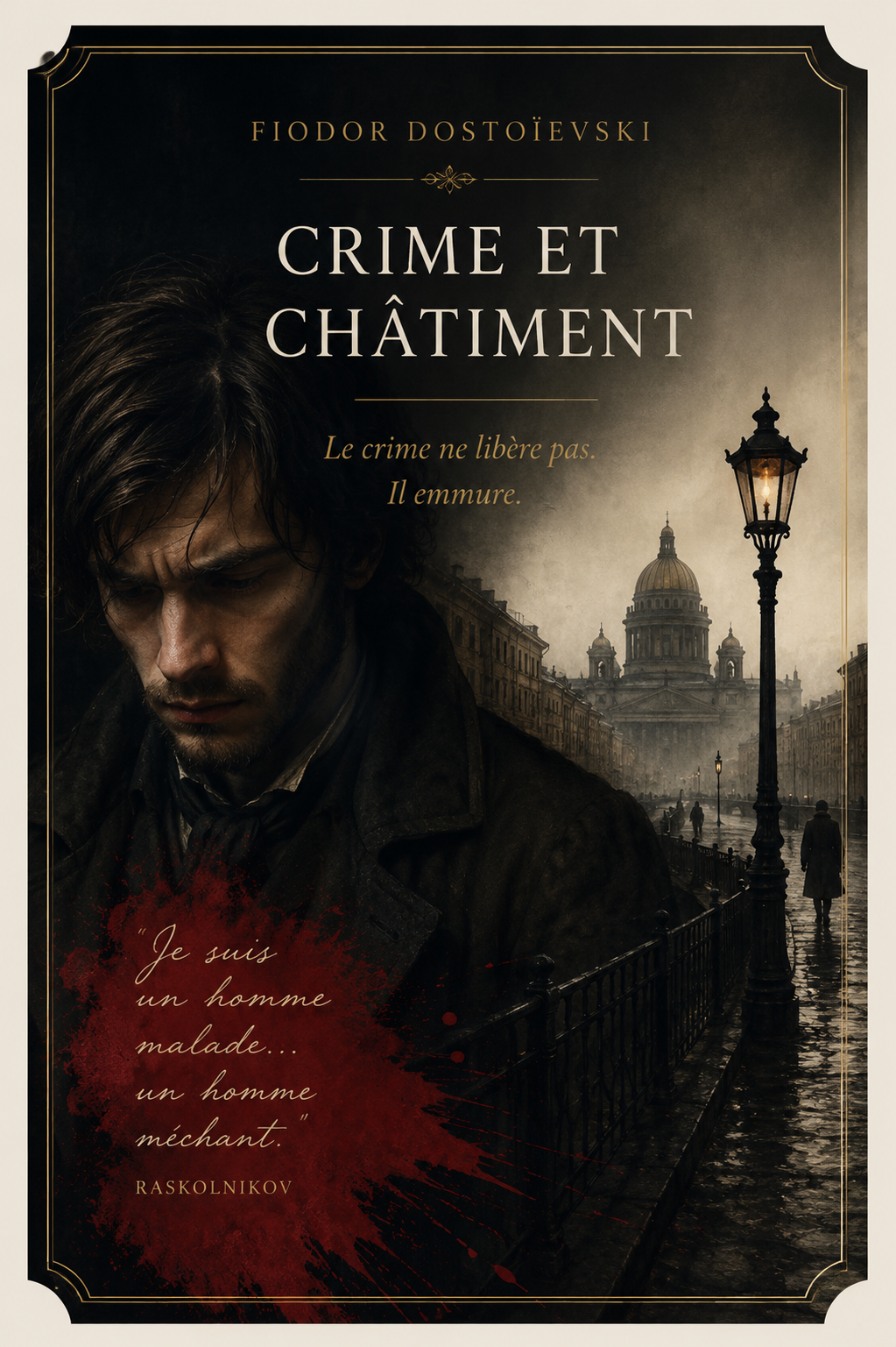 Couverture de Crime et Châtiment de Fiodor Dostoïevski
